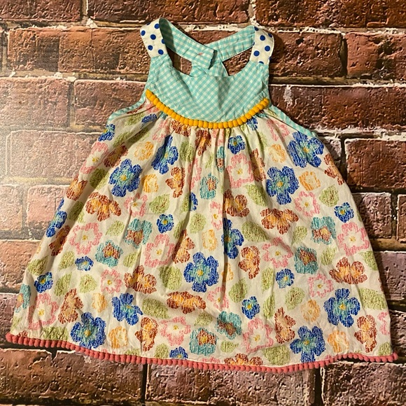 Tunique Fille Matilda Jane – Taille 10, Vert Et Blanc, Occasion Top état